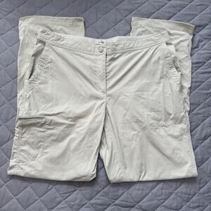 L.L.Bean Water-Repellent Comfort Trail Pants, Mid-Rise Straight-Leg Women’s 14